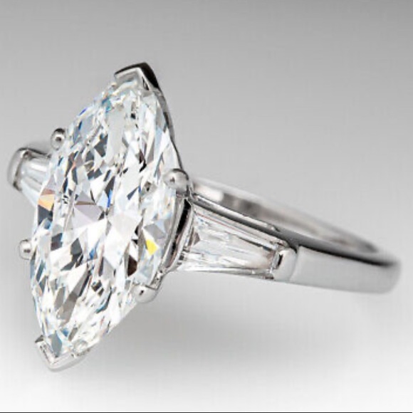 NWT 925 STERLING SILVER diamond 💍 Ring - Picture 4 of 7